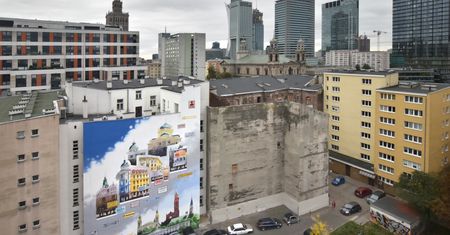 Warszawa. Śródmieście. Nowy mural przypomina o społeczności żydowskiej