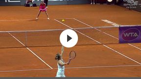 Radwańska - Ka. Pliskova: Efektowne zagranie Polki