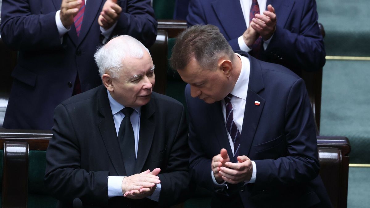 16. posiedzenie Sejmu X kadencji
22.07.2024 Warszawa 16. posiedzenie Sejmu X kadencji Fot. Jacek Dominski/REPORTER
n/z: Jaroslaw Kaczynski, Mariusz Blaszczak
Jacek Dominski/REPORTER