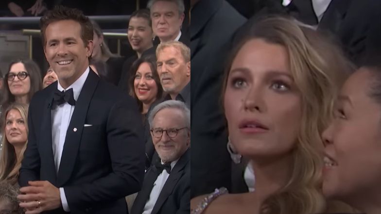 Ryan Reynolds i Blake Lively podczas "SNL 50"