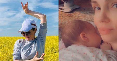 Tańcząca w rzepaku Weronika Marczuk prezentuje efekty CIĄŻOWEJ NAGIEJ SESJI ZDJĘCIOWEJ (FOTO)