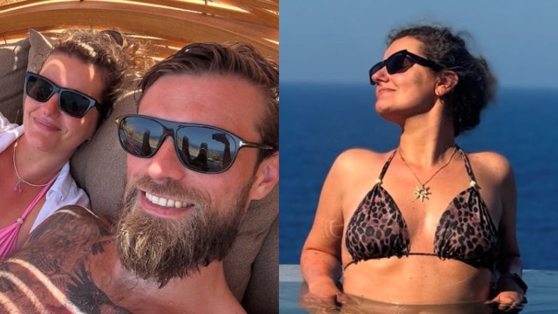 Zofia Zborowska w bikini na wakacjach z mężem