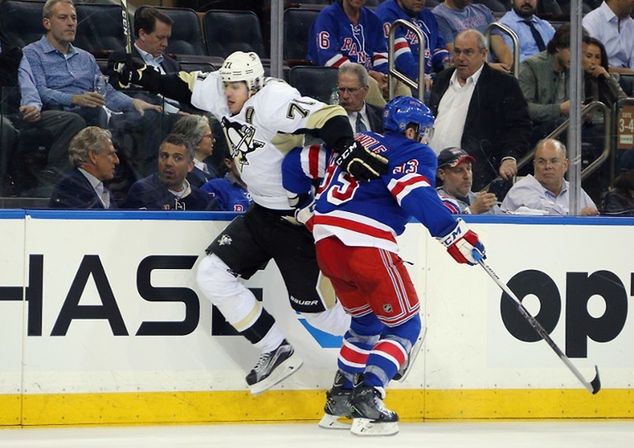 Jewgienij Małkin był nie do zatrzymania w starciu z NY Rangers