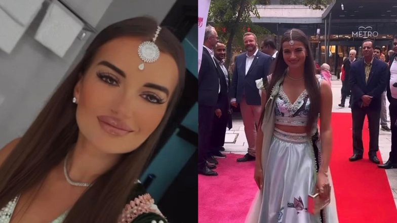 Natalia Janoszek na festiwalu Bollywood w Norwegii