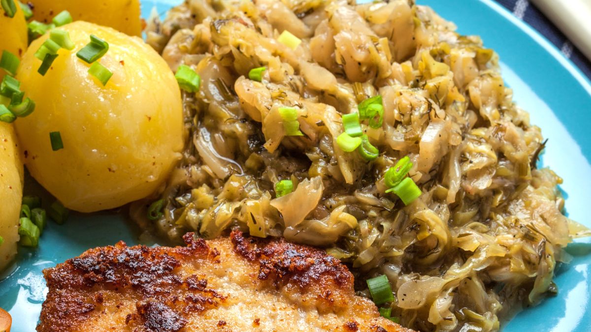 Kapusta zasmażana z nietypowym dodatkiem