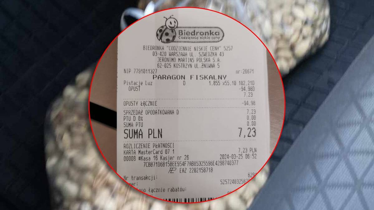 Błąd cenowy w Biedronce. Pistacje na wagę po 3,99 zł/kg