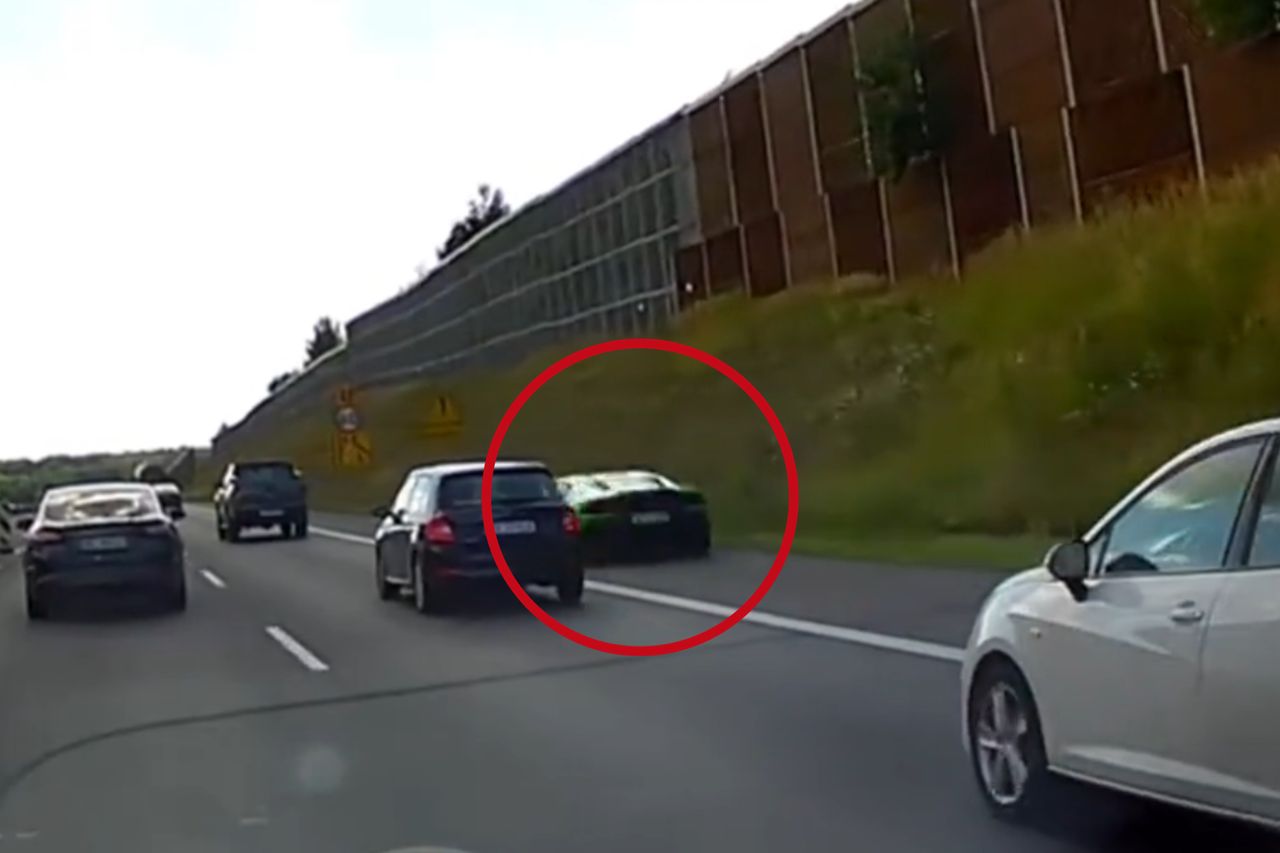 Zielone lamborghini sieje postrach na polskich drogach. Policja namierzyła pirata