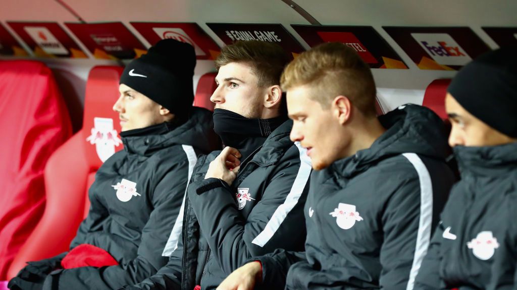 Getty Images / Martin Rose/Bongarts / Na zdjęciu: Timo Werner (drugi od lewej)
