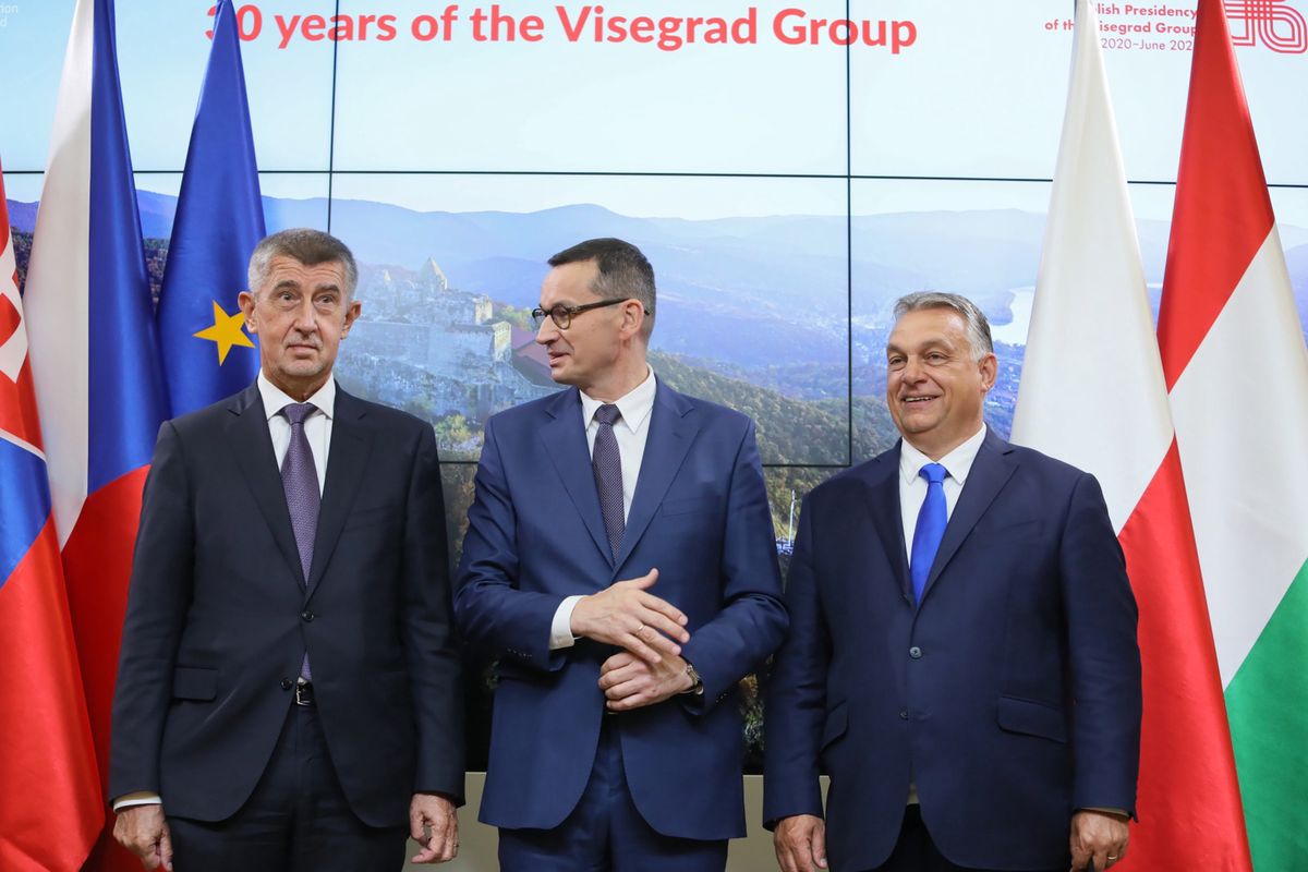 Mateusz Morawiecki, Andrej Babisz oraz Viktor Orban spotkali się z Ursulą von der Leyen