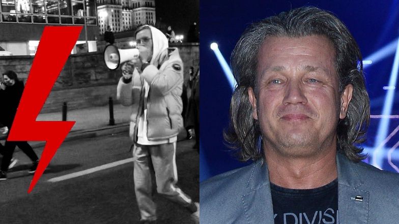 Jovan Jakimowicz brał udział w proteście w Warszawie