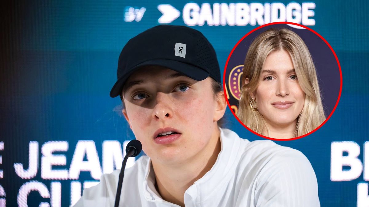 Getty Images / Robert Prange / Greg Doherty / Na zdjęciu: Iga Świątek, w kółku Eugenie Bouchard.