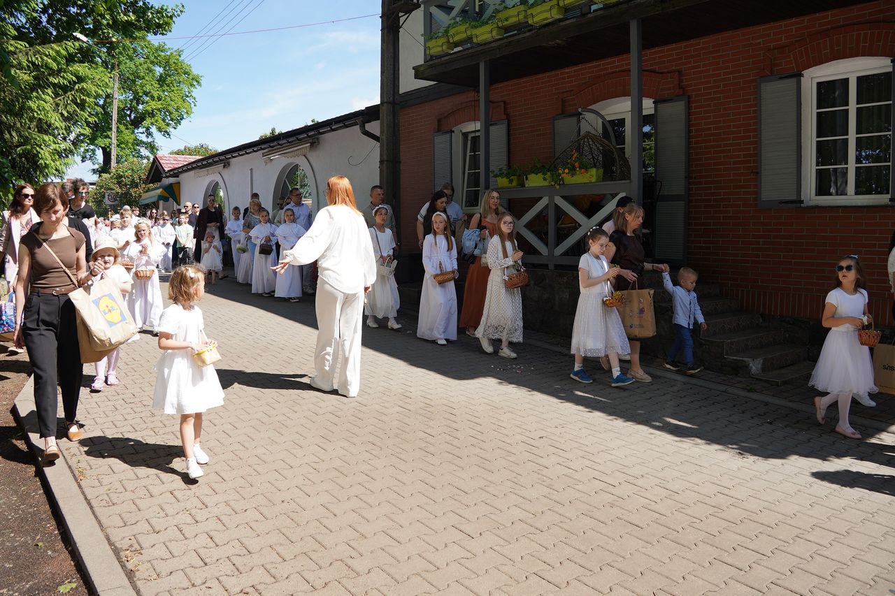 Boże Ciało, Procesja Parafia pw.  Św Rafała Kalinowskiego w Pile