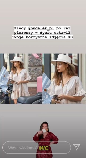 Julia Wieniawa zadowolona ze zdjęć na Pudelku