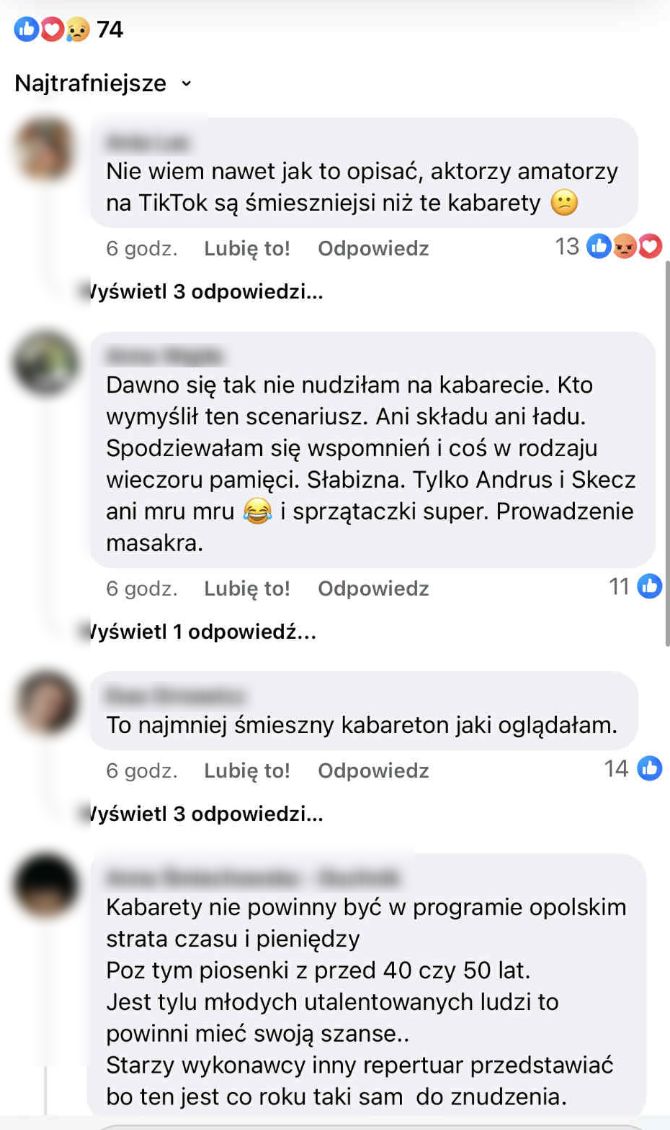 Internauci oburzeni kabaretonem w Opolu