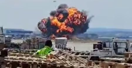 Katastrofa F-18. Kula ognia w Saragossie