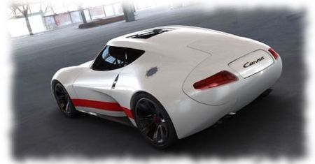 Porsche Carma - zaprojektowane przez studentów