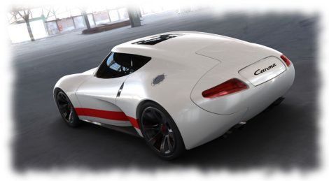 Porsche Carma - zaprojektowane przez studentów