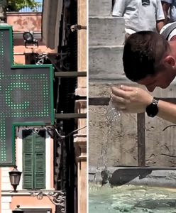 Zabójcze upały we Włoszech. Nagrano, co się dzieje w Rzymie