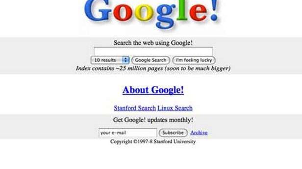 Jak wyglądały znane strony WWW, gdy debiutowały w Sieci? 1