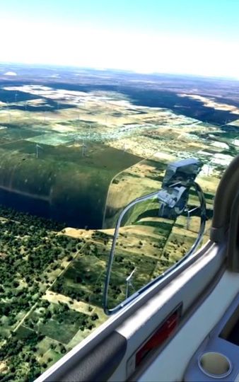 Ogromna dziura nieopodal lotniska w Brazylii. Kuriozalny błąd w Flight Simulator