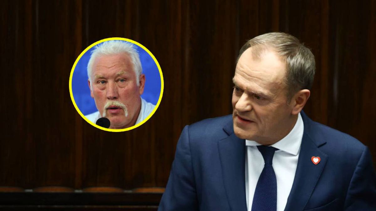 Getty Images / Jakub Porzycki/NurPhoto oraz Agencja Gazeta/Adam Stępień / Na zdjęciu: Donald Tusk i Władysław Kozakiewicz