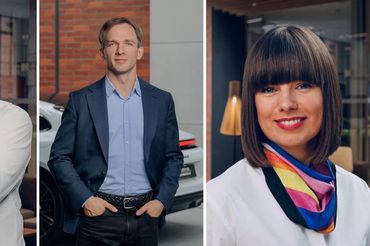 Od lewej: Marek Sworowski, Jakube Kessler, Dorota Zyskowska