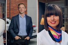 Od lewej: Marek Sworowski, Jakube Kessler, Dorota Zyskowska