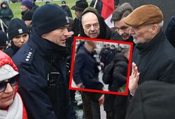 Kuriozalne nagranie. Macierewicz gonił aktywistę i podstawił mu nogę