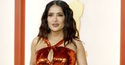 Oscary 2023. Salma Hayek pokazała, co się robi po oscarowej gali. Tylko rozpięła sukienkę