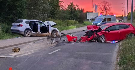 Wypadek na ulicy Długiej!