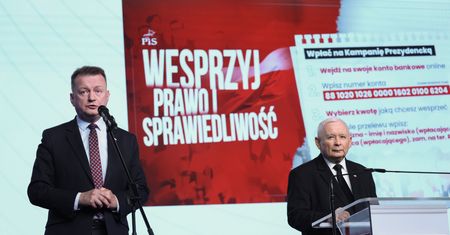 Błaszczak nie pozwolił dokończyć Kaczyńskiemu po pytaniu TVN