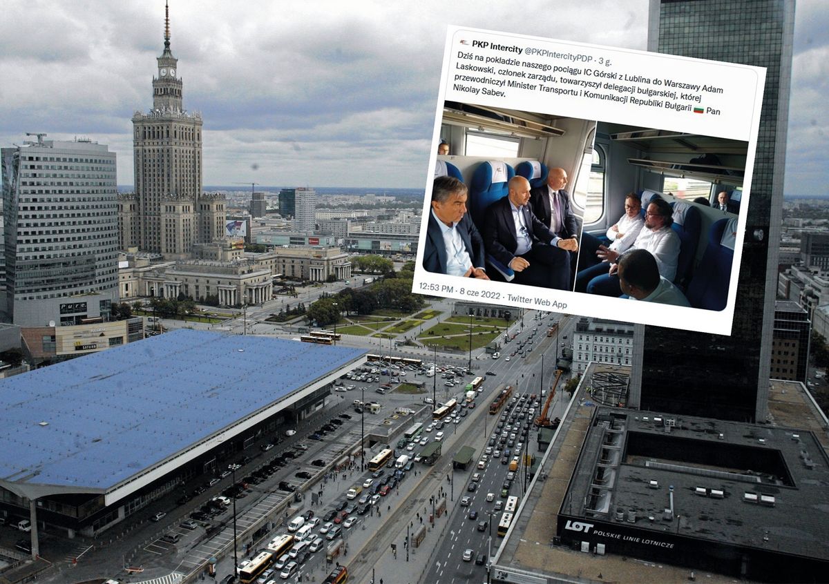 Delegacja z ministrem z Bułgarii dojechała do Warszawy, podróżując w wygodnych fotelach 