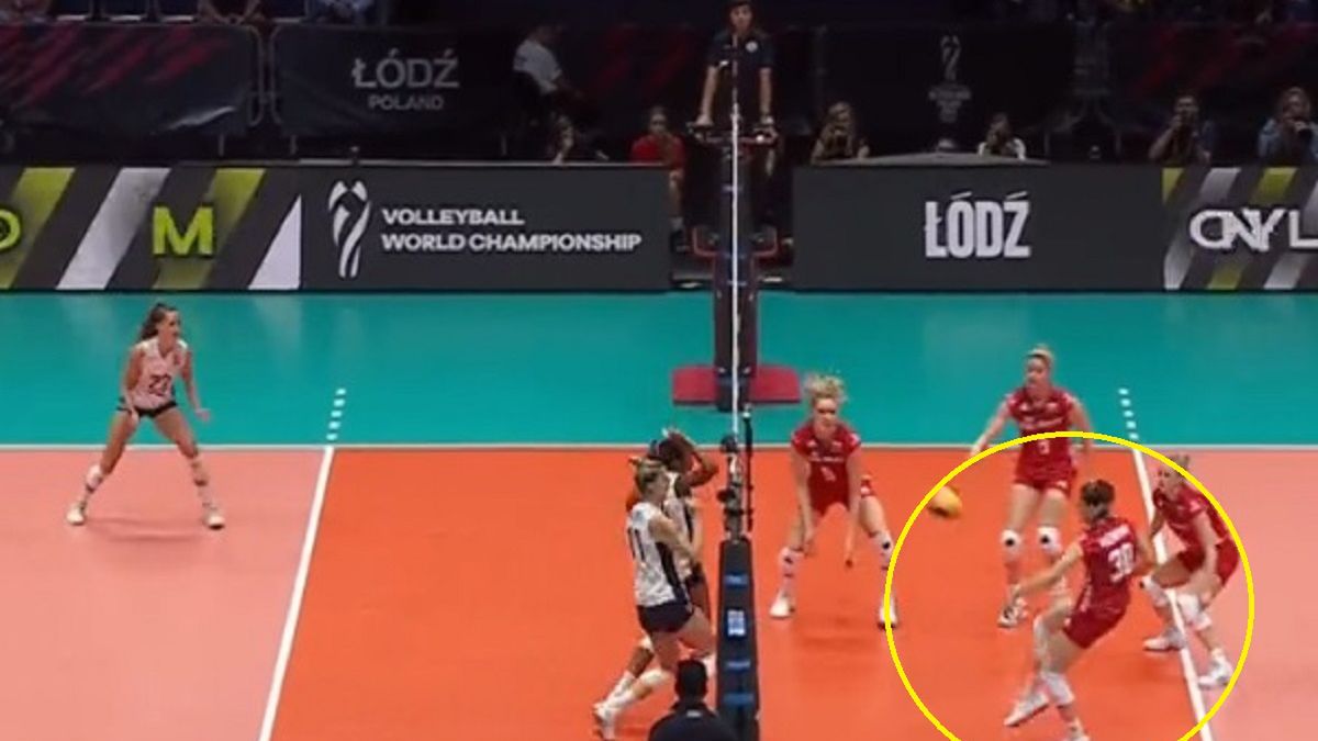 Obrona reprezentantki Polski w meczu z USA