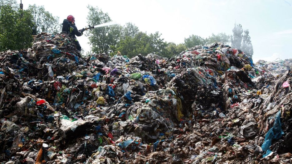 Dogaszanie składowiska śmieci