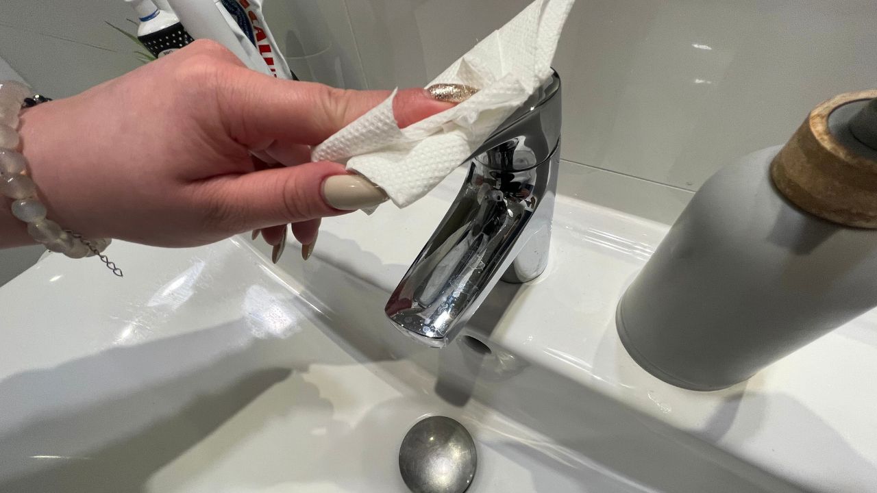 Instagram cleaning guru reveals how baby oil can keep your faucets water stain-free