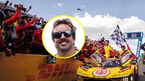 Alonso obiecał telefon do Kubicy. "Niech świętuje!"