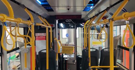 MPK Lublin testuje nową metodę dezynfekcji pojazdów. Lampami UV-C w bakterie