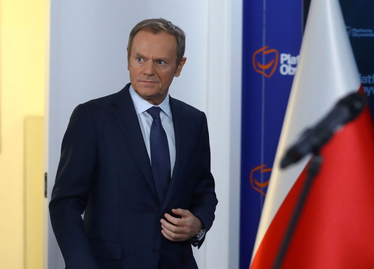 Donald Tusk o prezesie PiS. "Wódz nam uciekł z pola bitwy"