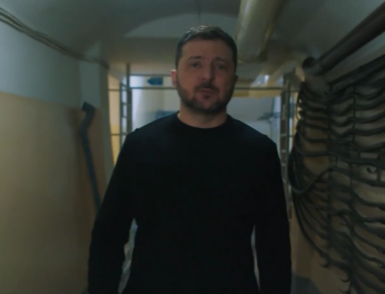 Zełenski pokazał swój bunkier. Przypomniał pierwsze tygodnie inwazji