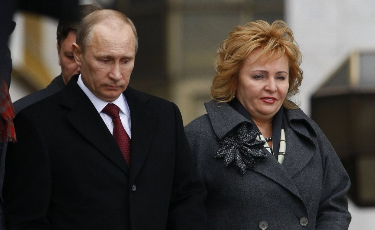 Vladimir Putin and Lyudmila Ocheretnaya