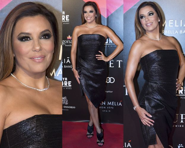 Eva Longoria odsłania ramiona na imprezie charytatywnej