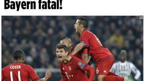 Media: Bayern genialny! Bayern fatalny! Furia Juve