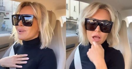 Uradowana Blanka Lipińska zachwala pobieranie wymazu z gardła: "Mega spoko sprawa. Wynik będę miała PO ANGIELSKU"