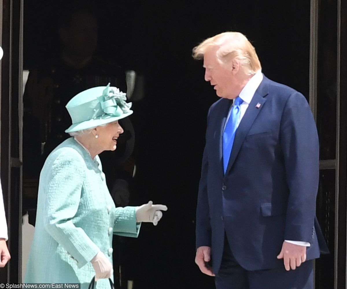 Donald Trump z wizytą u królowej Elżbiety. Ekspertka od mowy ciała ocenia