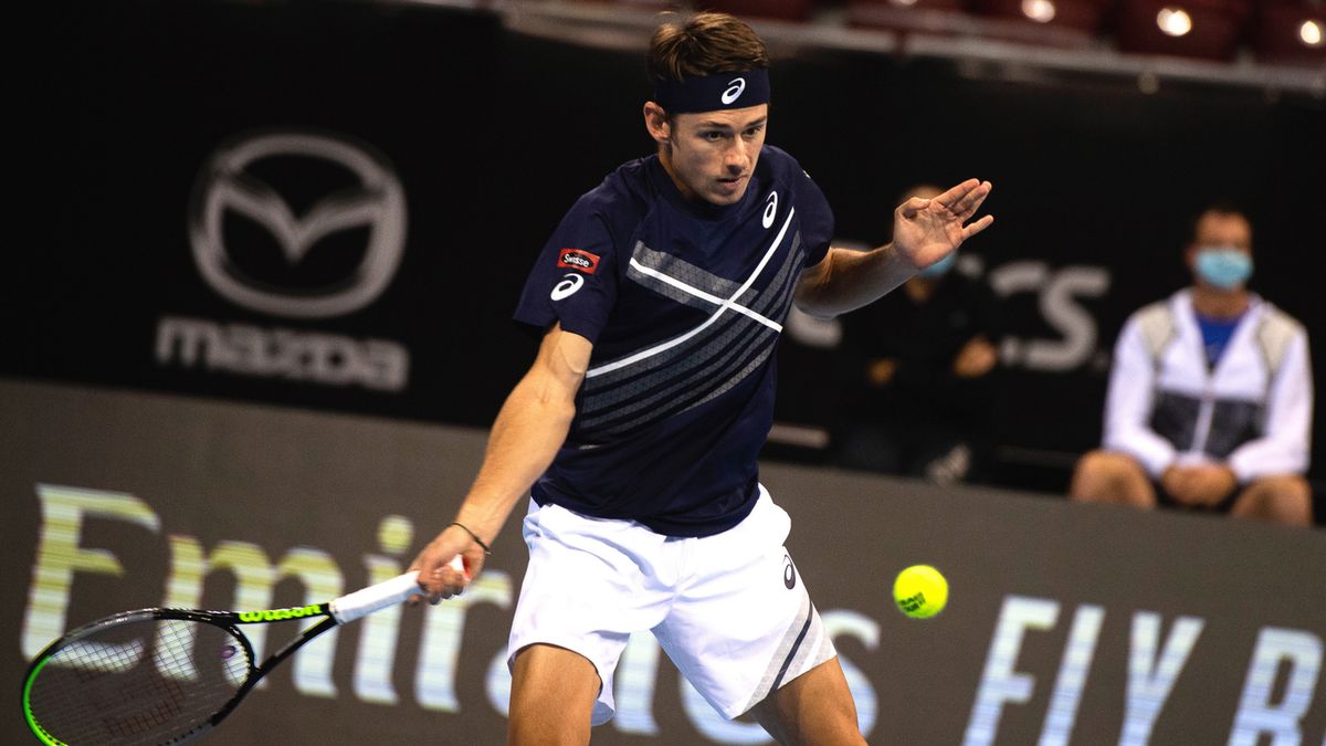 PAP/EPA / VASSIL DONEV / Na zdjęciu: Alex de Minaur