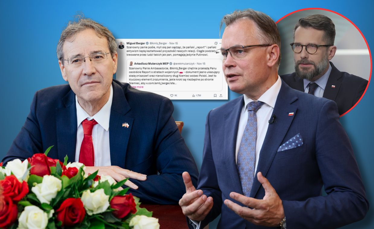 "Ambasador powinien opuścić Polskę". Ostra reakcja PiS na słowa Miguela Bergera