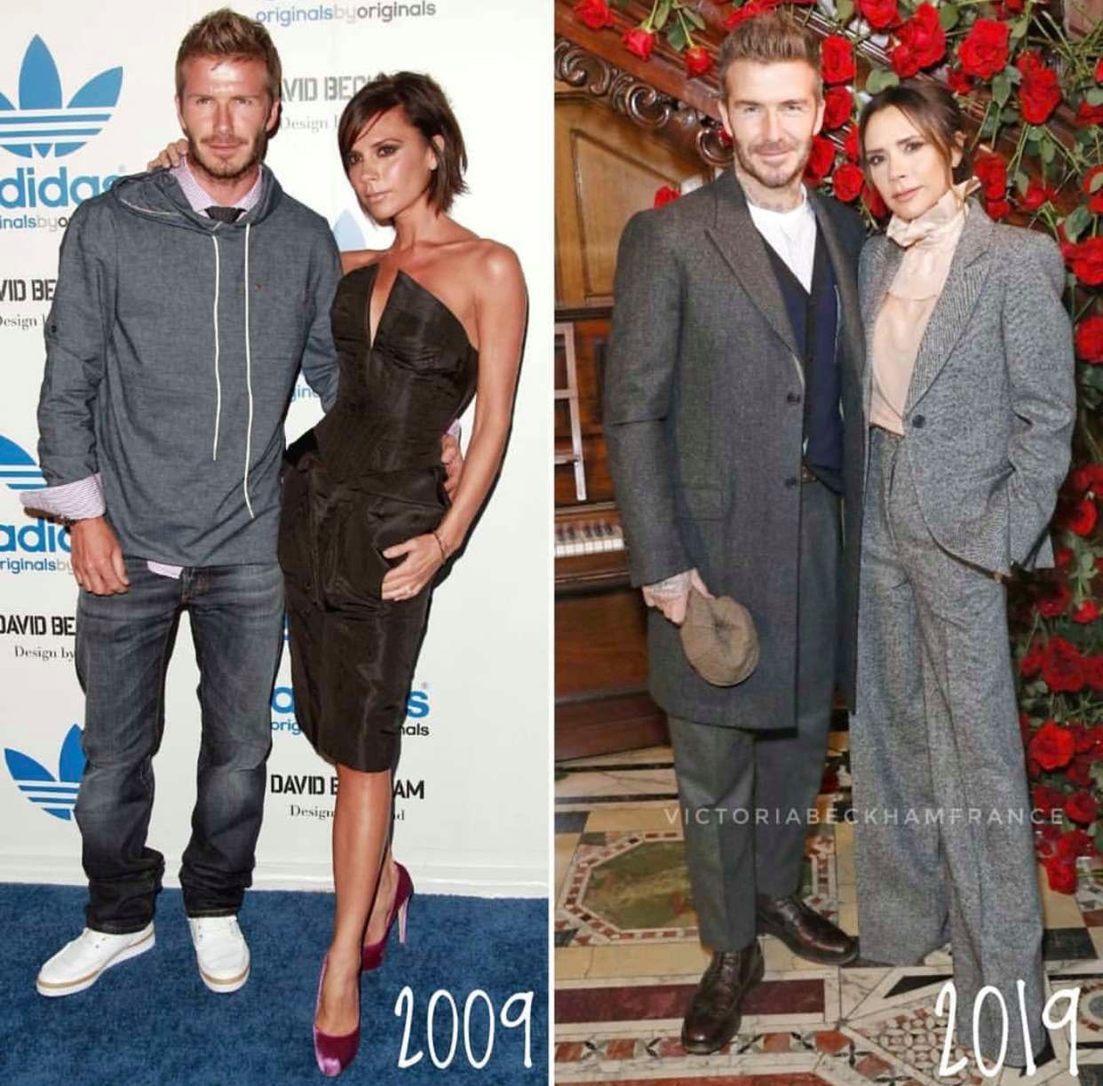 David i Victoria Beckham - #10yearschallenge