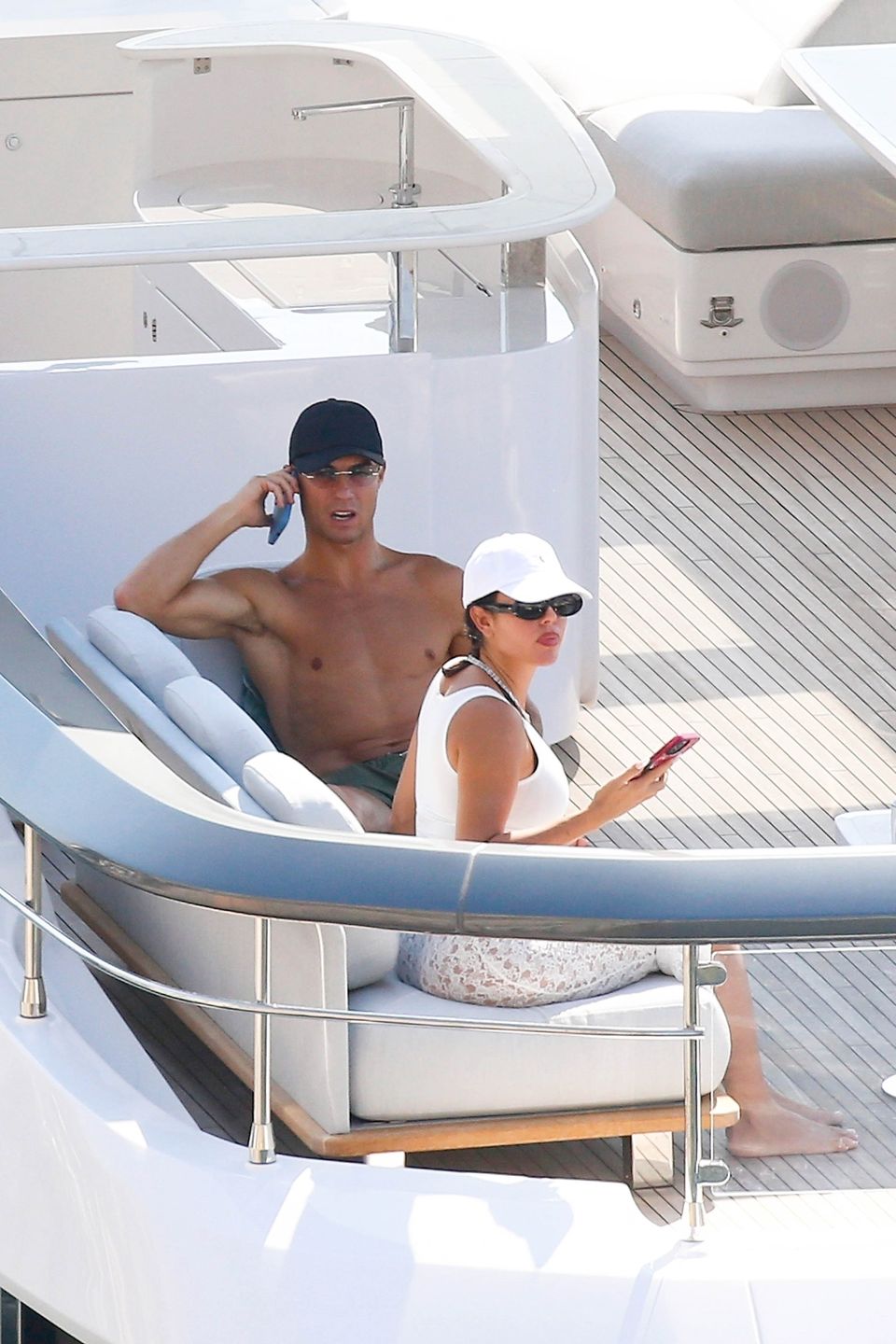 Cristiano Ronaldo i Georgina Rodriguez wypoczywają na jachcie