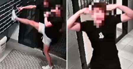 Zdewastowali klatkę schodową. Wandali nagrała kamera