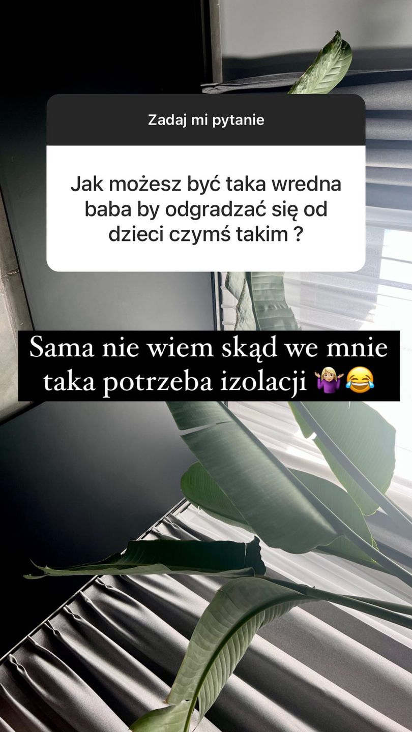 Blanka Lipińska odpowiadała na pytania dotyczące blokady wejścia do jej mieszkania
